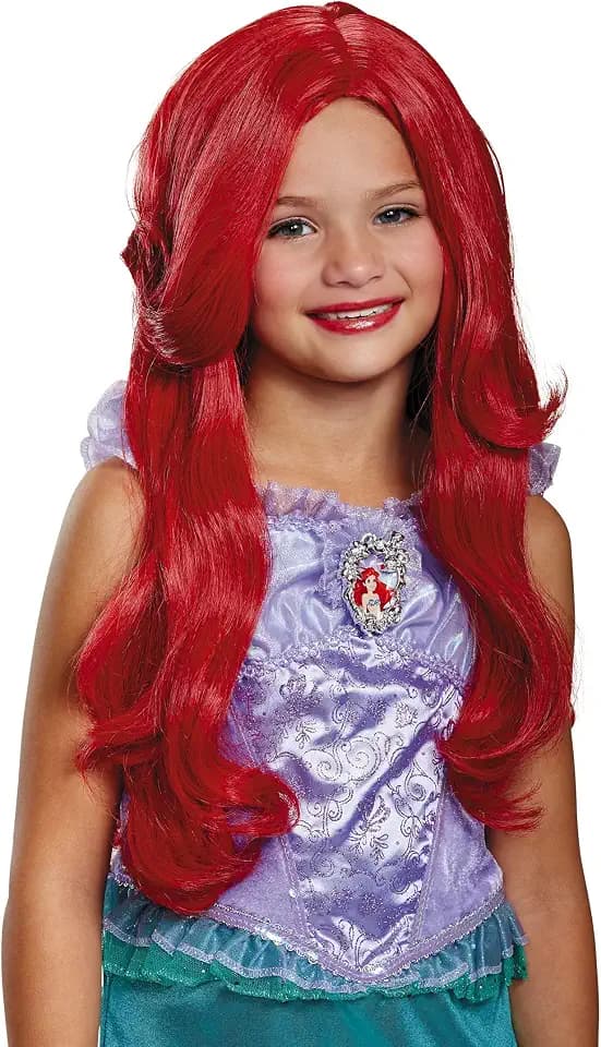 Disguise Disney Princess Ariel Wig, Official Disney Princess Accessory for Girls