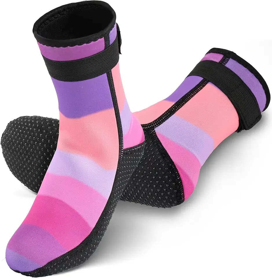 Kids Water Socks 3mm, Neoprene Anti-Slip Sand Socks