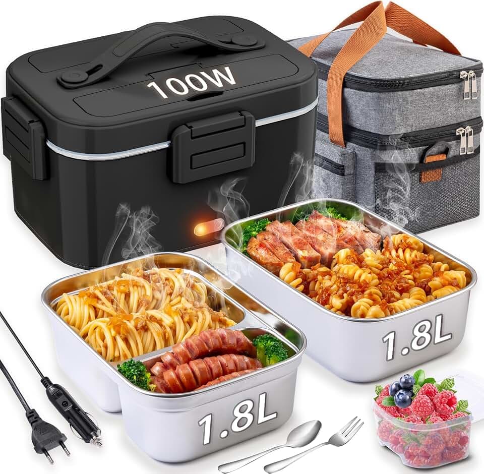 Elektrische Lunchbox 100W，1,8L,12V/24V/230V für Auto Lkw Büro