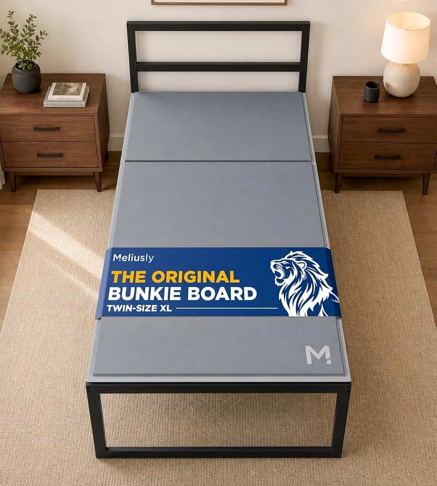 Meliusly Original Bunkie Board Twin XL Size (38x79) - Under Bed Support