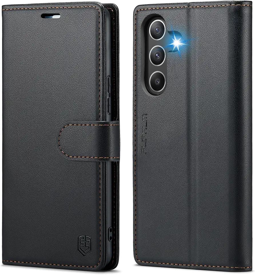 FLIPALM Wallet Case for Samsung Galaxy A16 5G, Black