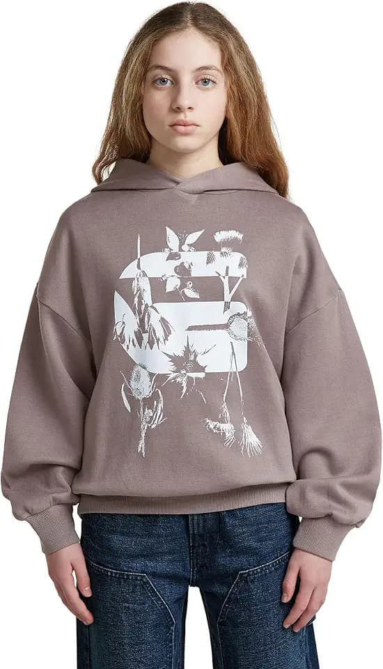 G-Star Mädchen Girls Miller Hoodie Sweatshirt Sweater (1er Pack)