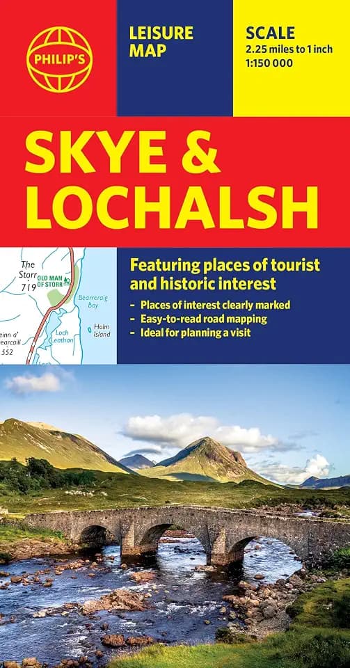 Philip's Skye and Lochalsh: Leisure and Tourist Map: Featuring Places of tourist and historic interest (Philip's Red Books)