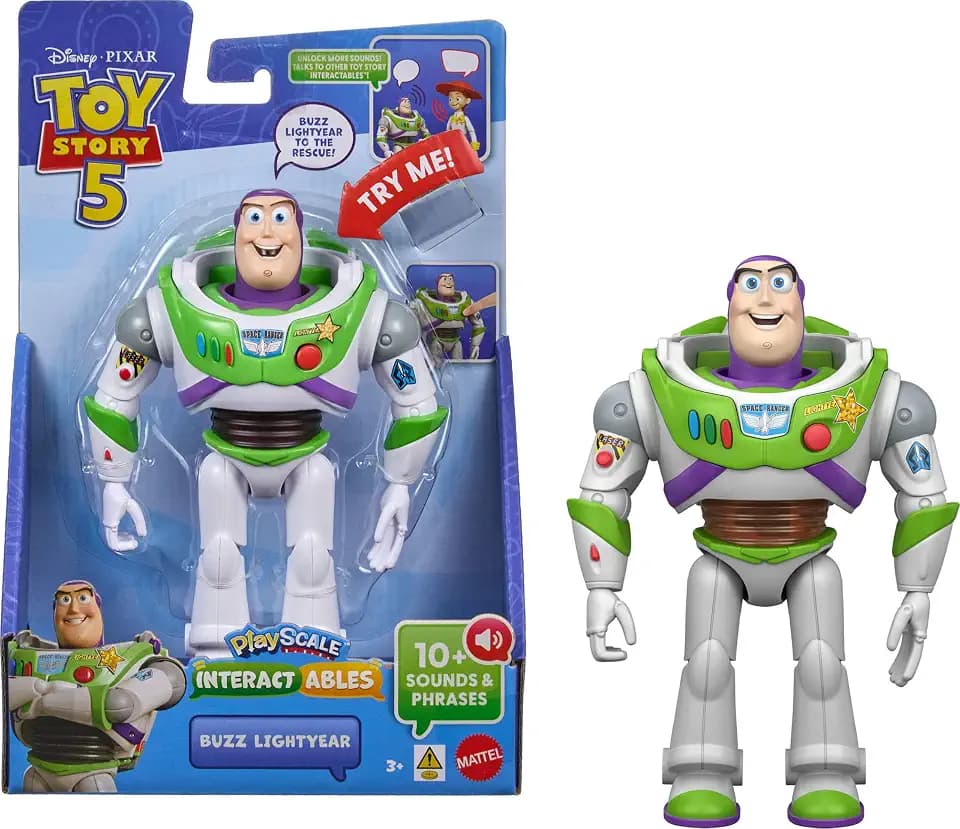 Mattel Disney and Pixar Toy Story 5 Interactables Buzz Lightyear