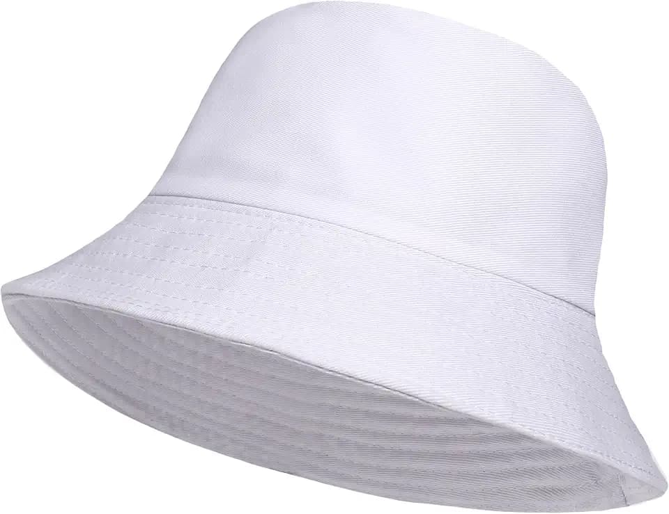 COSHAL® Kinder Fischerhut, wendbar, Unisex, Jungen, Mädchen, Baumwolle, Fischerhüte für Camping, Wandern, Reisen, Baseballkappe, Fußball, Sommer, Strand, Sonnenhut, einfarbige Farben