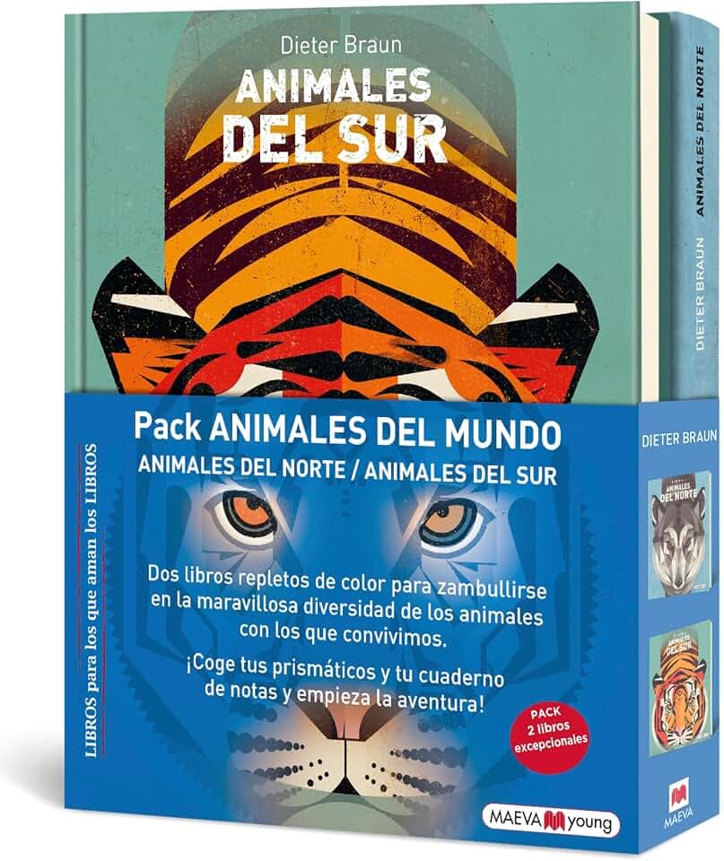 Pack Animales del mundo: Animales del norte / Animales del sur (Libros para los que aman los libros)