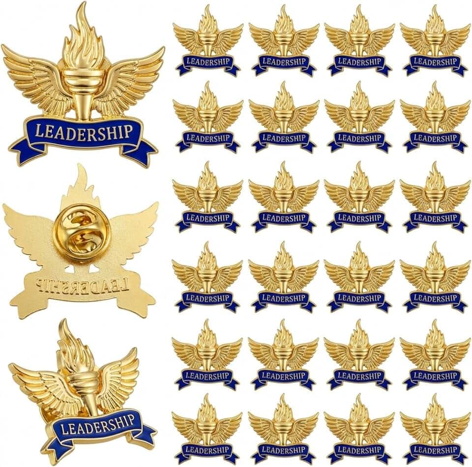 Knitgrip Award Lapel Pins Bulk Academic Recognition Enamel Pins Honors Gift for Student Office Government Club Members