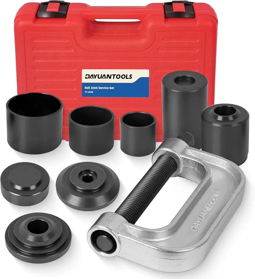 DAYUAN Ball Joint Press & U Joint Removal Tool Kit, Red Case