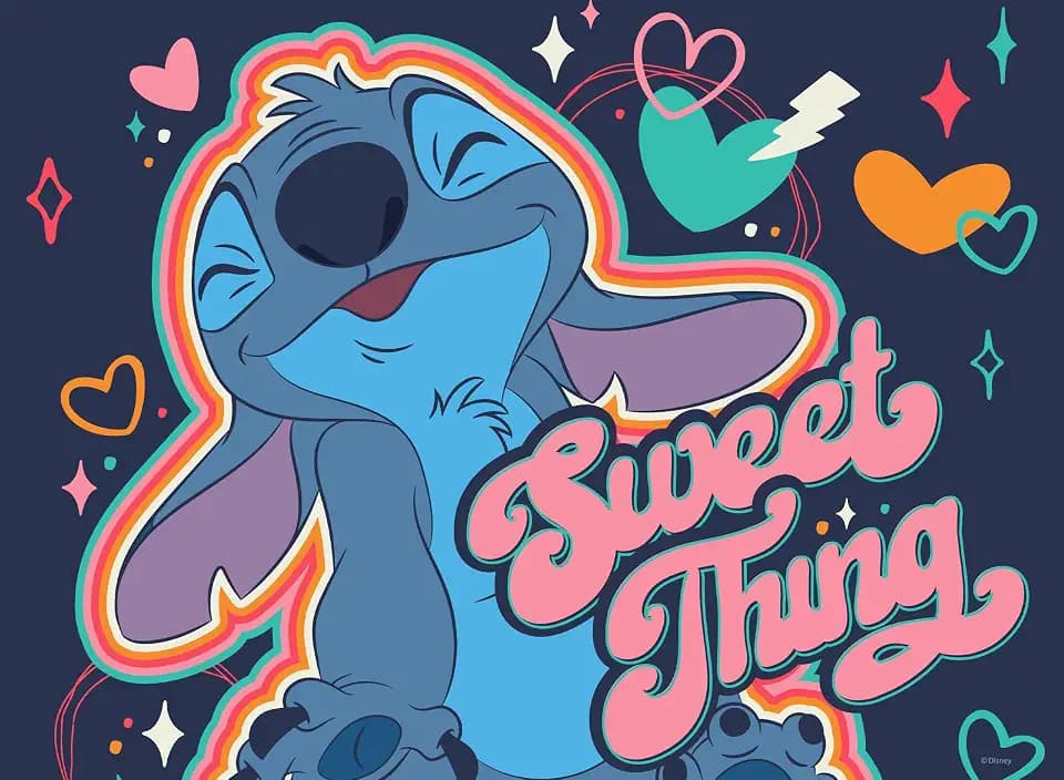 Ceaco - Disney Stitch Sweet Thing Glow - 100 Piece Puzzle for Kids Ages 6-8