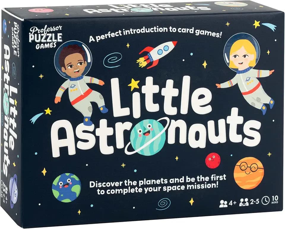 Professor Puzzle Little Astronauts Space Mission Card Game for Kids 4+