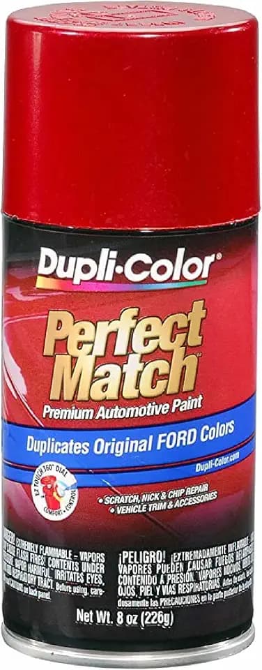 Dupli-Color Perfect Match Premium Automotive Paint, Redfire Pearl (M), 8 oz