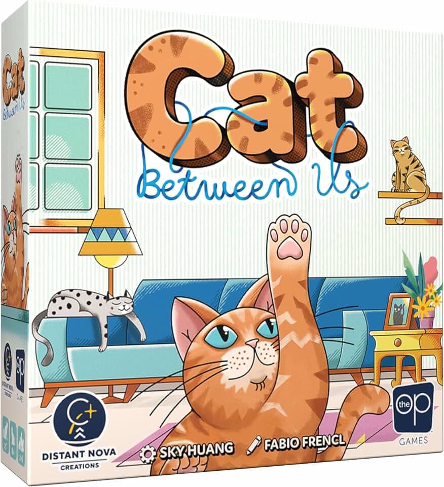 USAopoly The OP Games The Cat Between Us | Strategy Card Game for Families & Friends | 2–6 Players | 15–40 Min | Ages 8+ | English