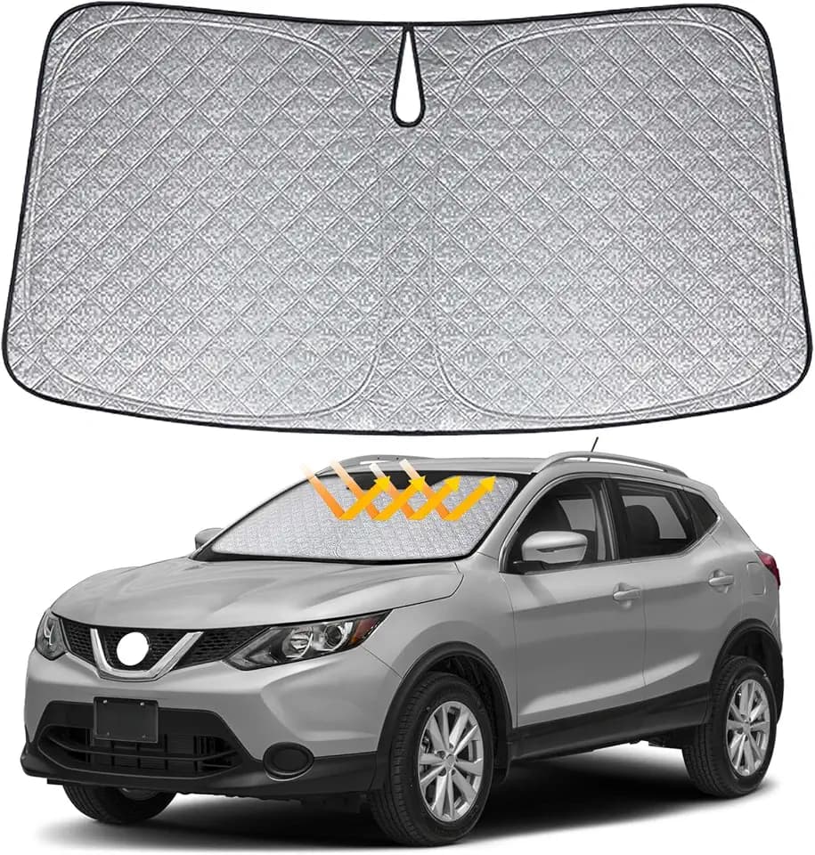 6-Layer Windshield Sun Shade Compatible with Rogue 2013-2020
