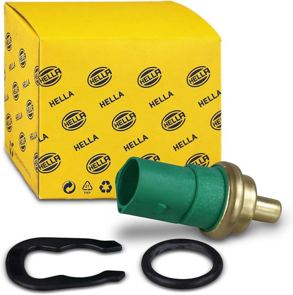 HELLA 6PT 009 107-141 Sensor, Kühlmitteltemperatur - 12V - 4-polig