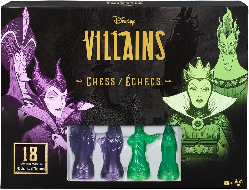 Spin Master Games Disney Villains Chess Set for Adults & Kids