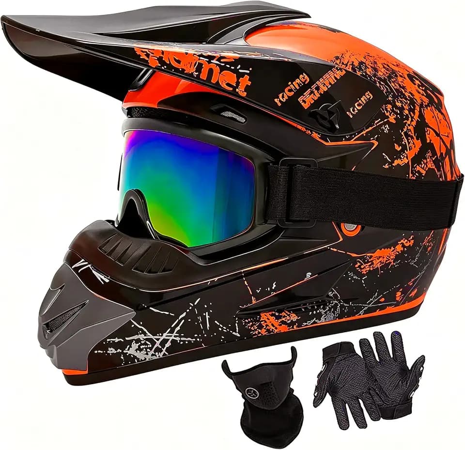 Youth Dirt Bike ATV Off Road Motorcycle Helmets DOT Approved