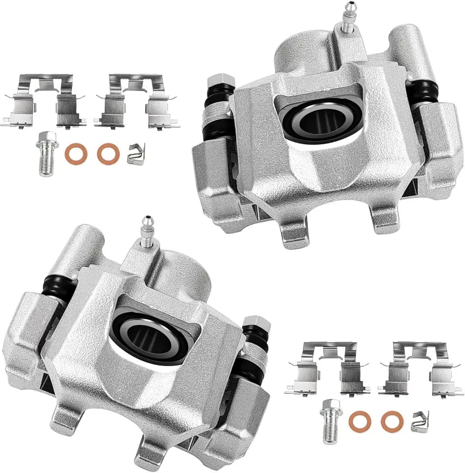 cciyu Rear Left & Right Disc Brake Calipers Assembly 19B2685 19B2684