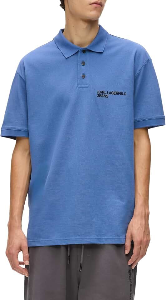 Karl Lagerfeld Jeans Herren Regular Pique Polo