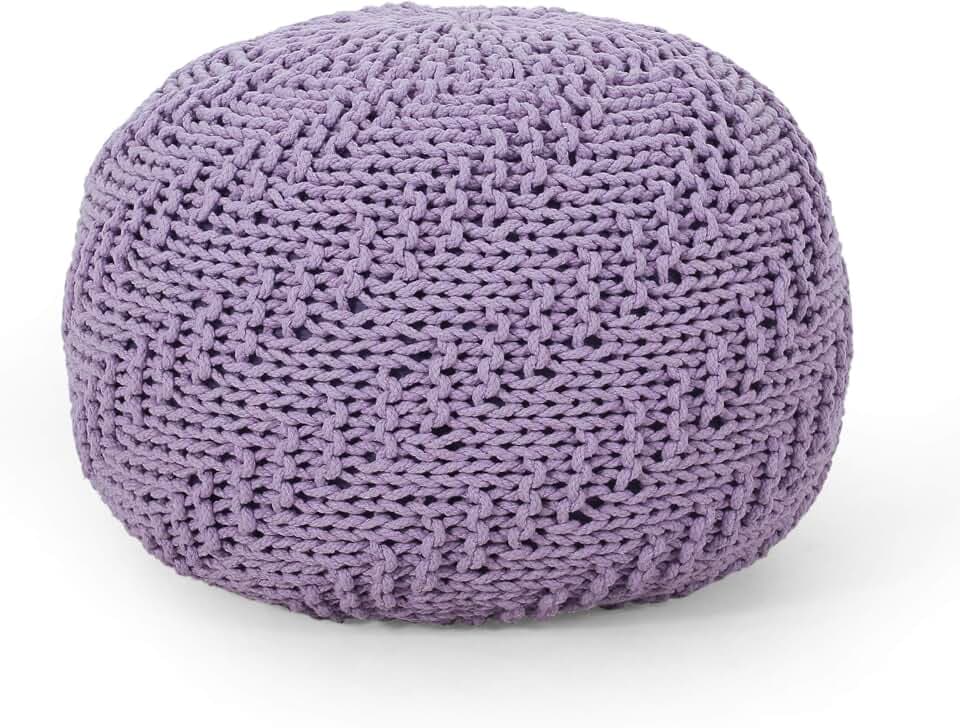 Christopher Knight Home Pouf, Lavander