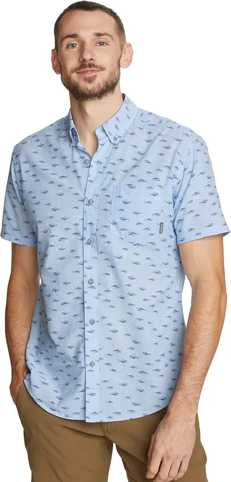 Eddie Bauer Mens Eddie Bauer Printed Baja Shirt