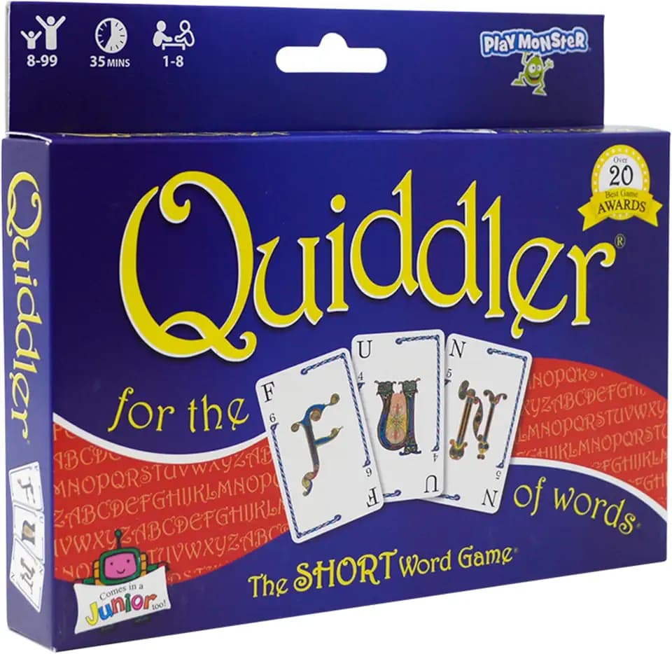 Quiddler Card Games for Kids - Family Game Night, Playing Cards Word Games