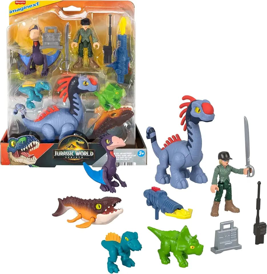 Imaginext Jurassic World Rebirth Action-Figuren Multipack