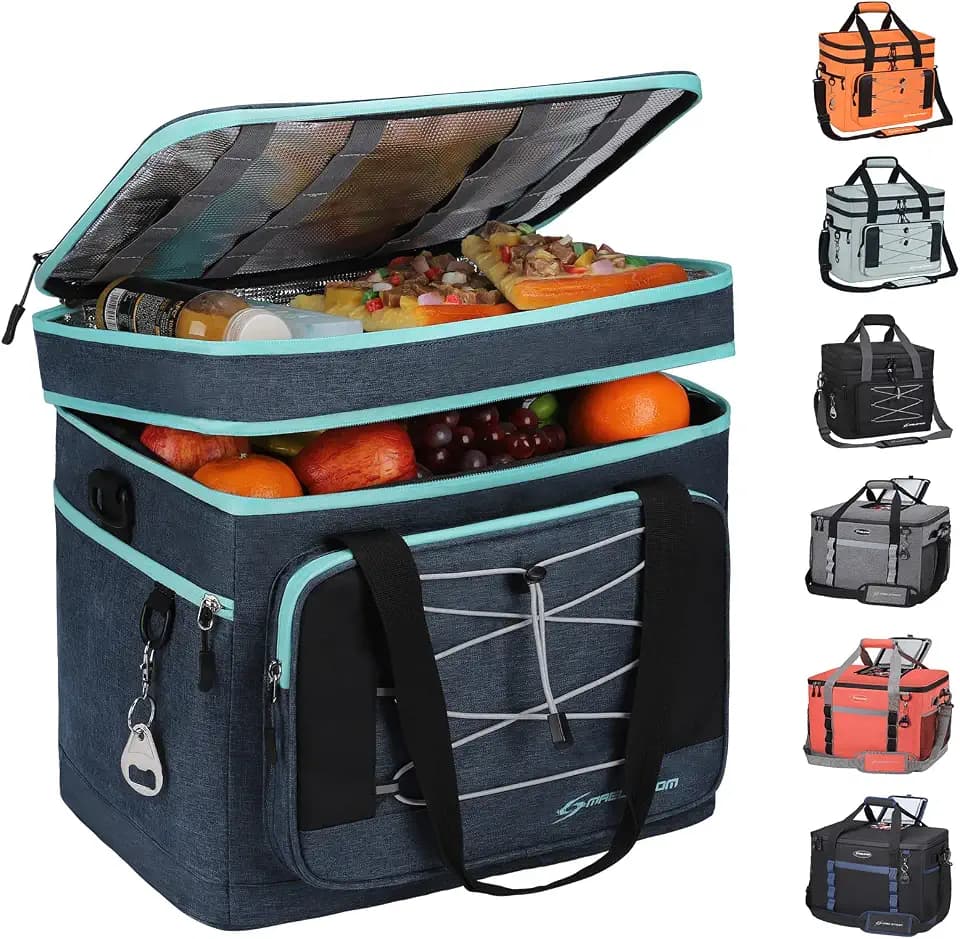 Maelstrom 24/30/60 Can Soft Cooler Bag, Double Deck Portable Ice Chest