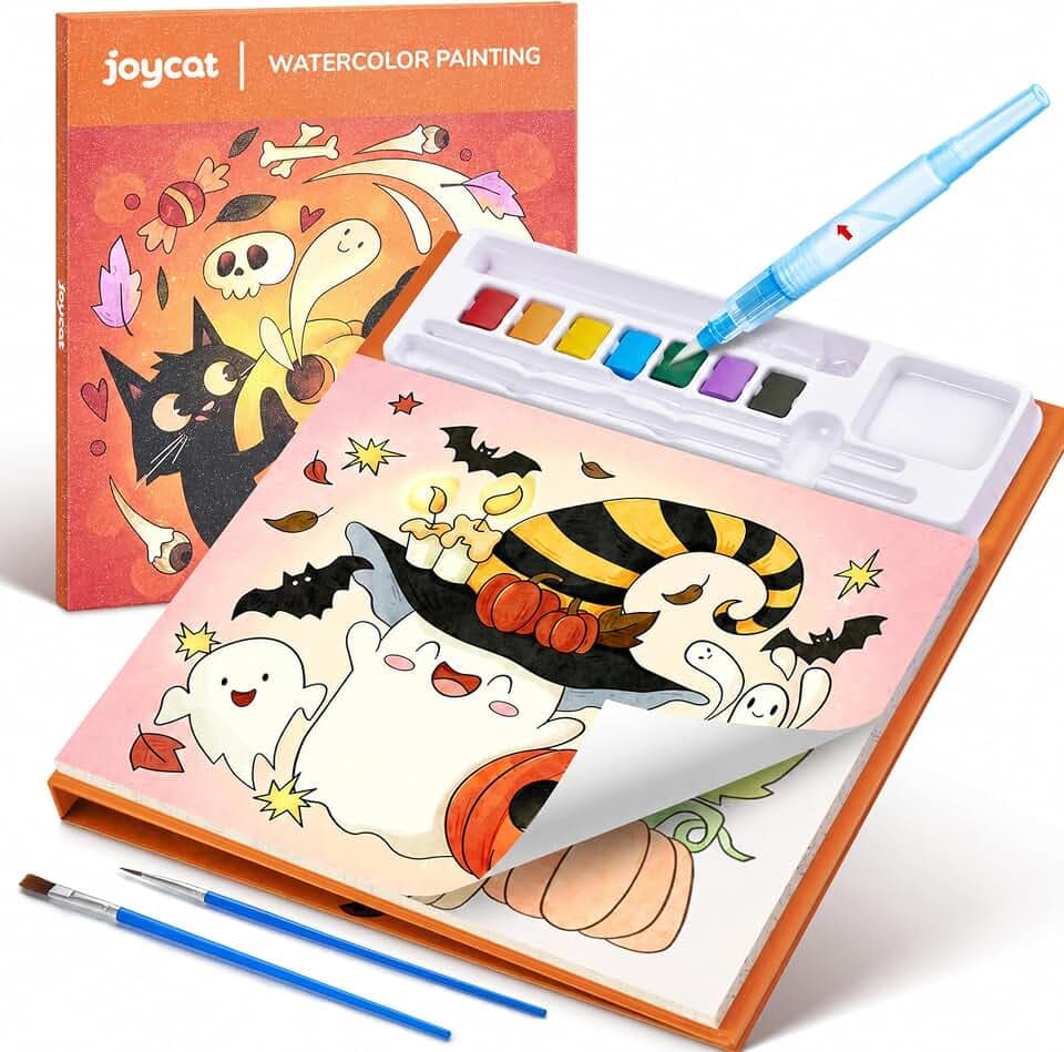 JoyCat Paint with Water Coloring Books for Toddlers (Halloween)