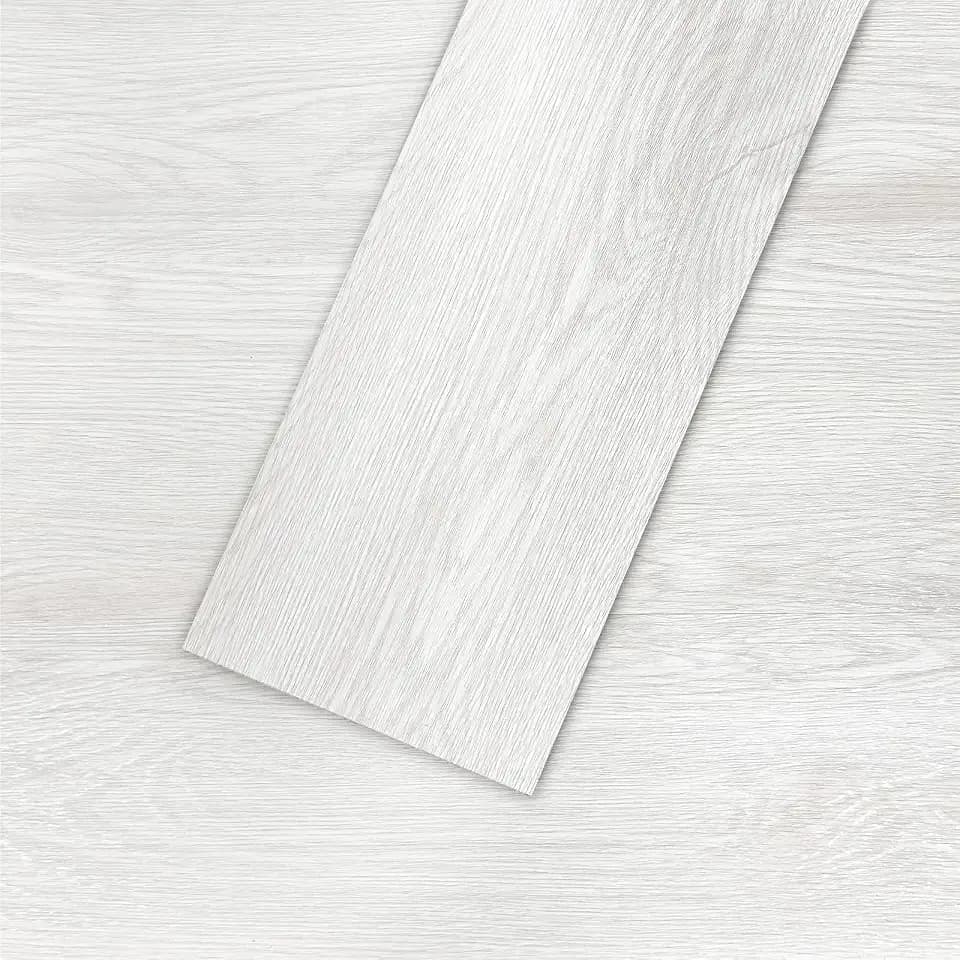Mysflosy Peel and Stick Floor Tiles, Self-Adhesive Luxury Vinyl Flooring Plank, 6'' x 36'', 36 Pack 54 Sq.Ft, Waterproof DIY Deep Wood Grain Planks Easy to Install for Kitchen, Living Room