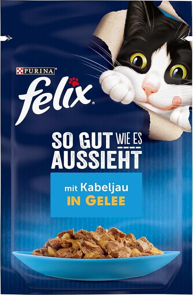 FELIX So gut wie es aussieht in Gelee, mit Kabeljau, 26 x 85g
