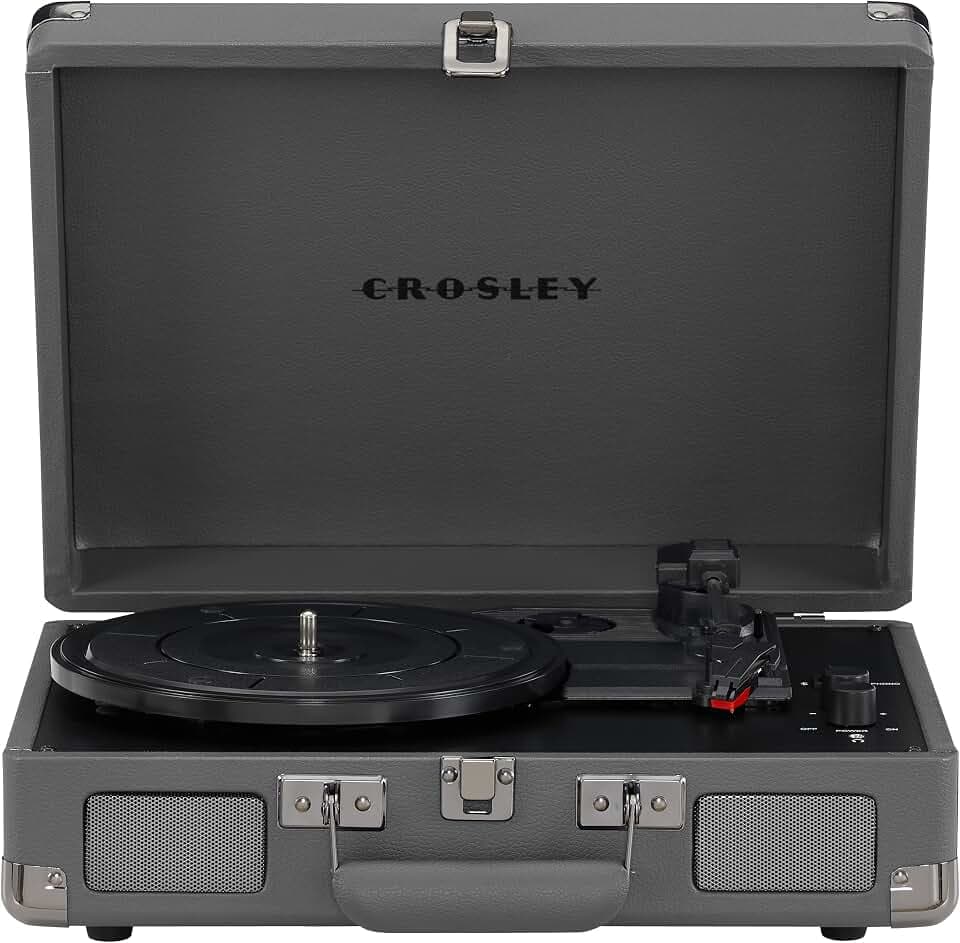 Crosley CR8005F-SG Cruiser Plus Record Player, Slate