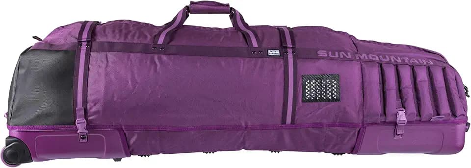 Sun Mountain Kube Golf Travel Bag, 2-Wheel Rolling System-Compact Storage Case