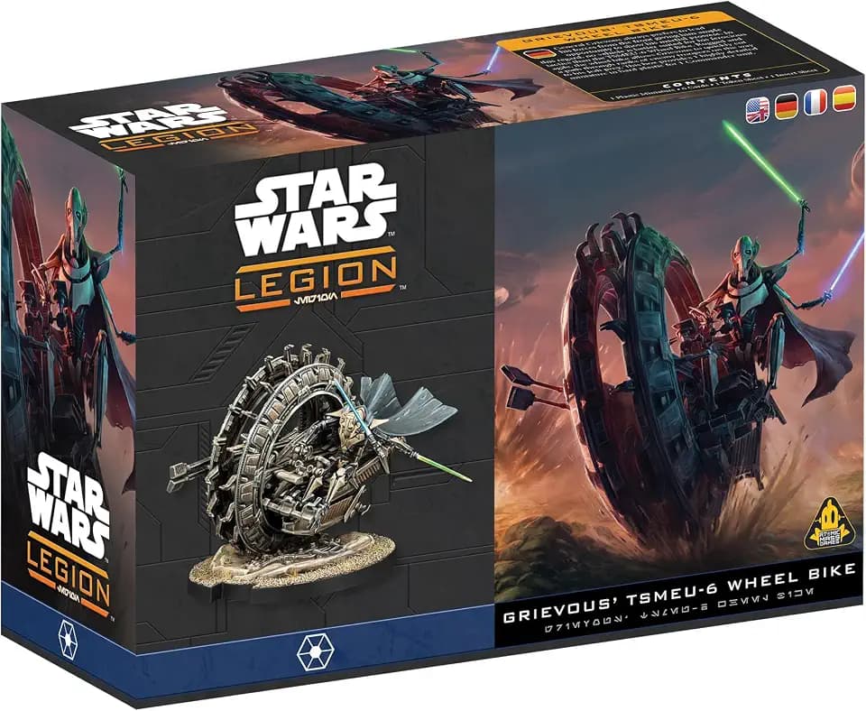 Asmodee, Star Wars: Legion – Grievous’ TSMEU-6 Wheel Bike, Tabletop-Erw.
