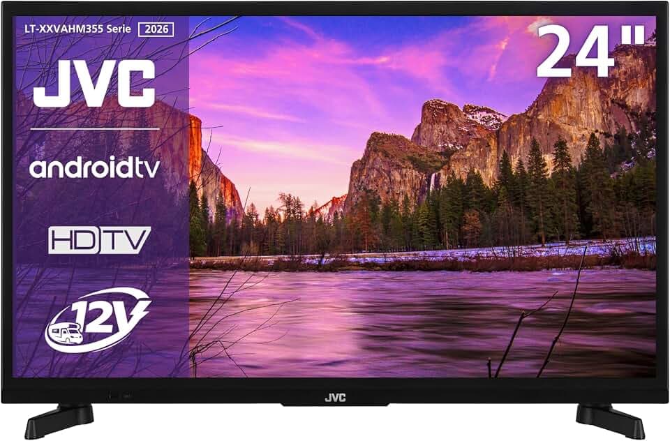 JVC LT-24VAHM355 Fernseher 24 Zoll Android TV HD-Ready Camping Smart TV
