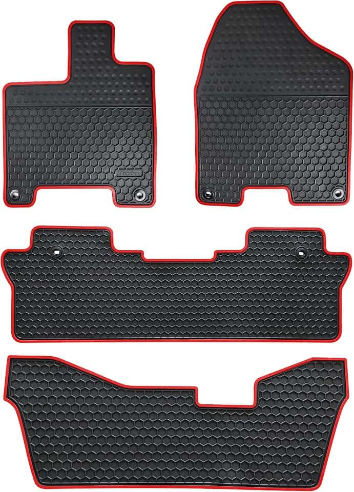 Car Floor Mats for Honda Pilot 2023-2026 Rubber Liners