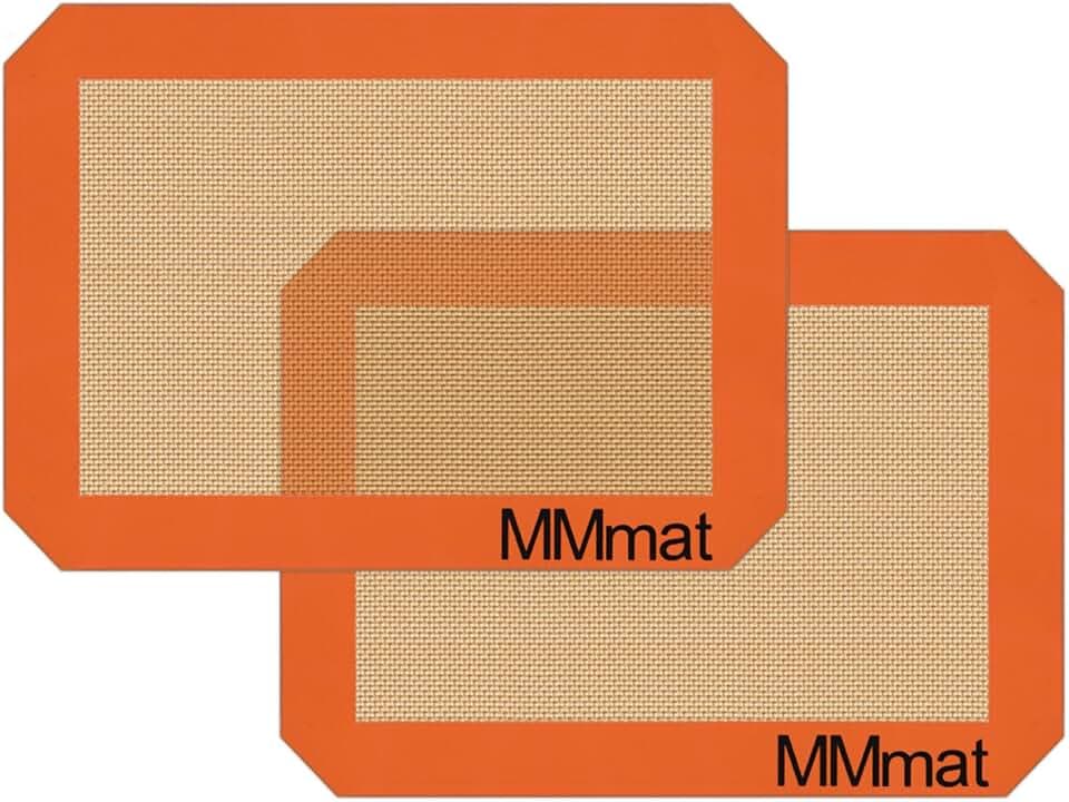 Best German Silicone Baking Mat, 2 Toaster Oven Size Baking Mats