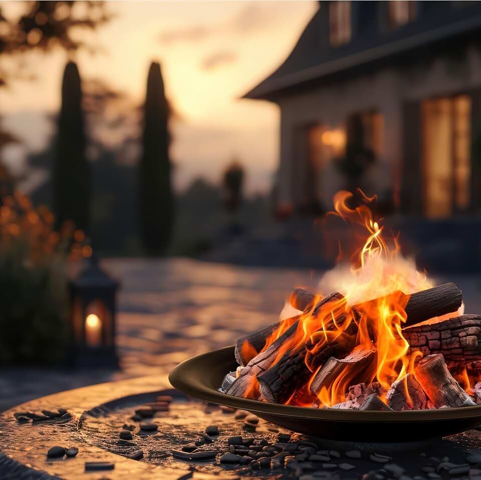 Pure Garden Fire Bowl Replacement or DIY Fire Ring, 30-Inch