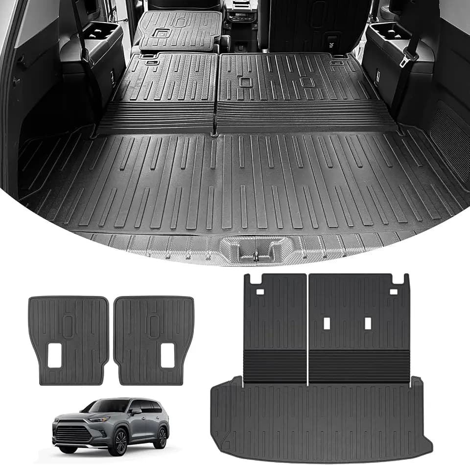 Cargo Mat & Seat Back Covers for Grand Highlander 2024-2026 7 Seat