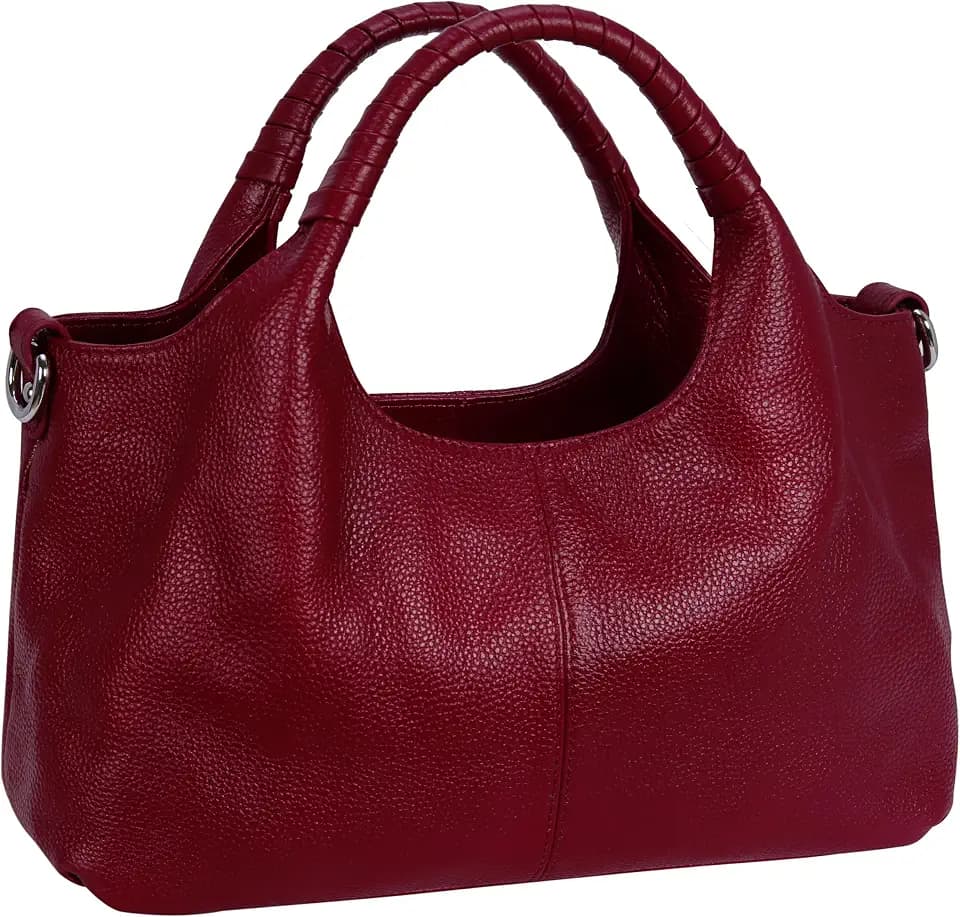 Iswee Leather Satchel Women Purse and Handbag Crossbody Shoulder Bag Hobo