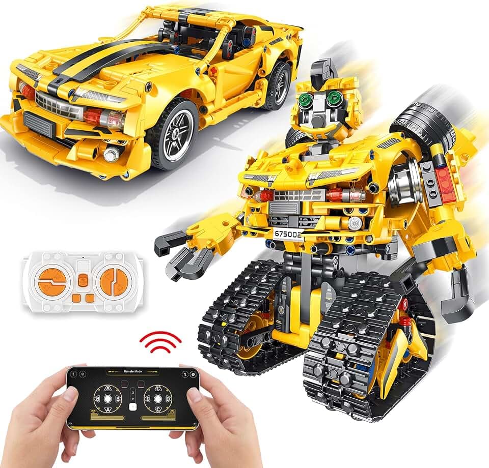 STEM Robotics Kit for Kids 8-12, APP & Remote Control Robot Building Kits