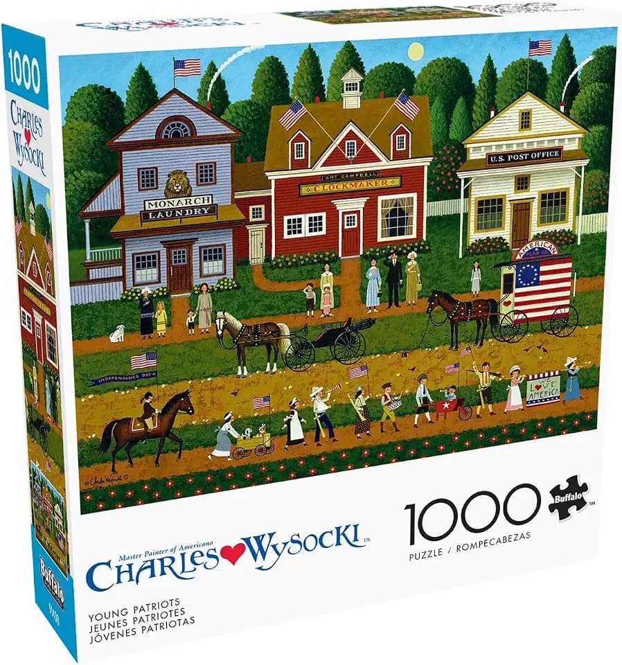 Buffalo Games Wysocki Young Patriots Jigsaw Puzzles for Adults 1000 Pieces