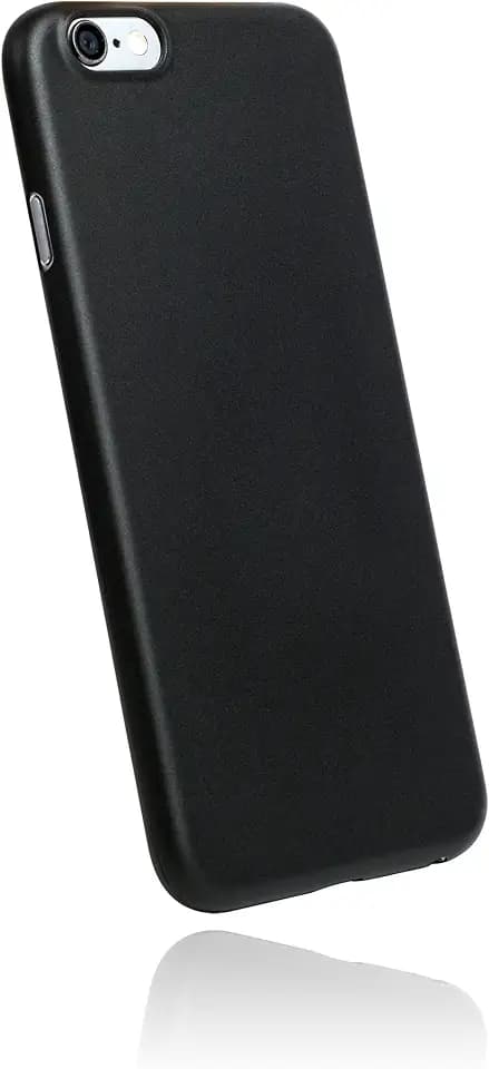 Ultra-Slim Case - kompatibel mit Apple iPhone 6 und 6s - schwarz - ultradünne Schutzhülle Handyhülle Cover Hülle in solid Black