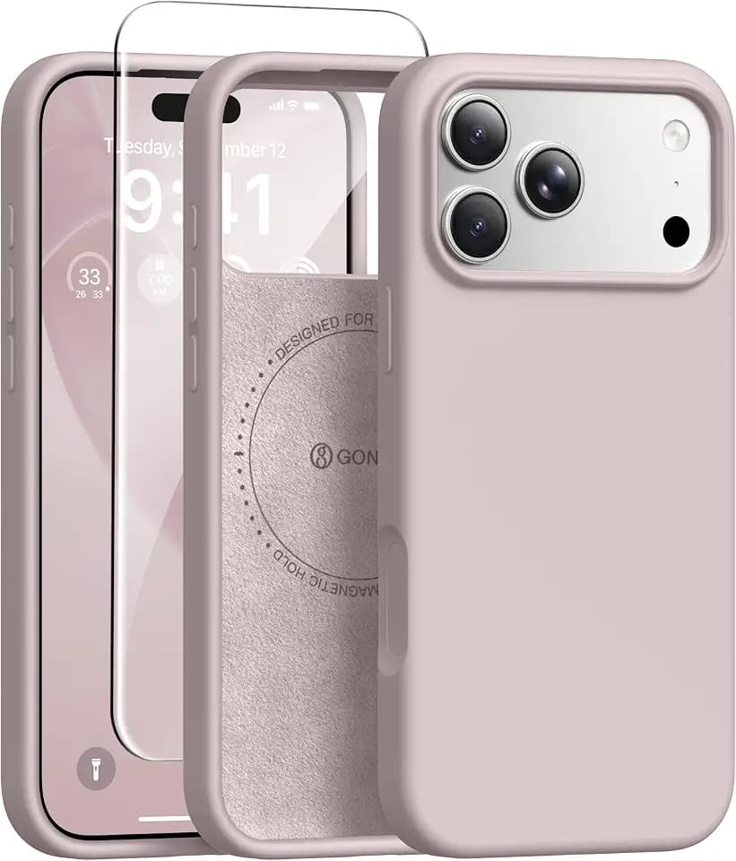 GONEZ for iPhone 18 Pro Max Case/iPhone 17 Pro Max Case, Light Taro