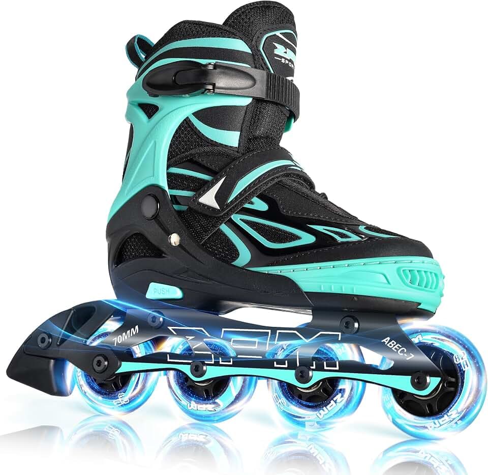 2PM SPORTS Adjustable Inline Skates for Kids, Youth and Adults