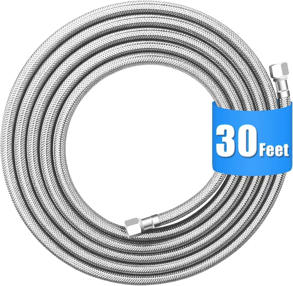 Refrigerator Water Line - 30FT,Foodgrade PEX Inner Hose for Fridge IceMaker