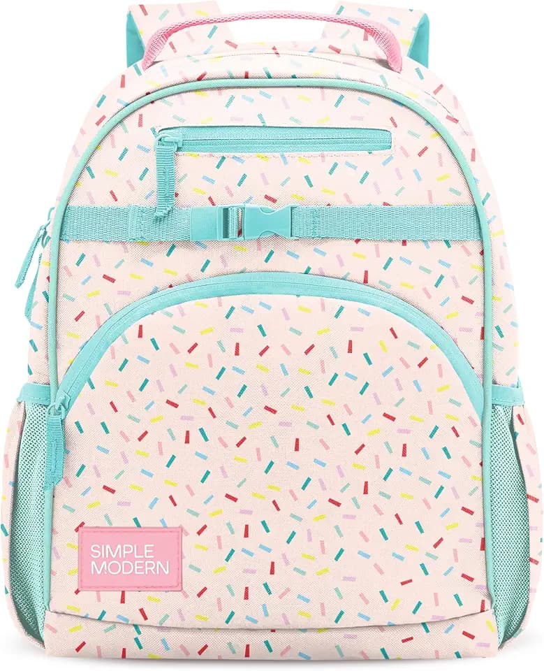 Simple Modern Kids Backpack for School, Girls, Boys | 12L | Confetti