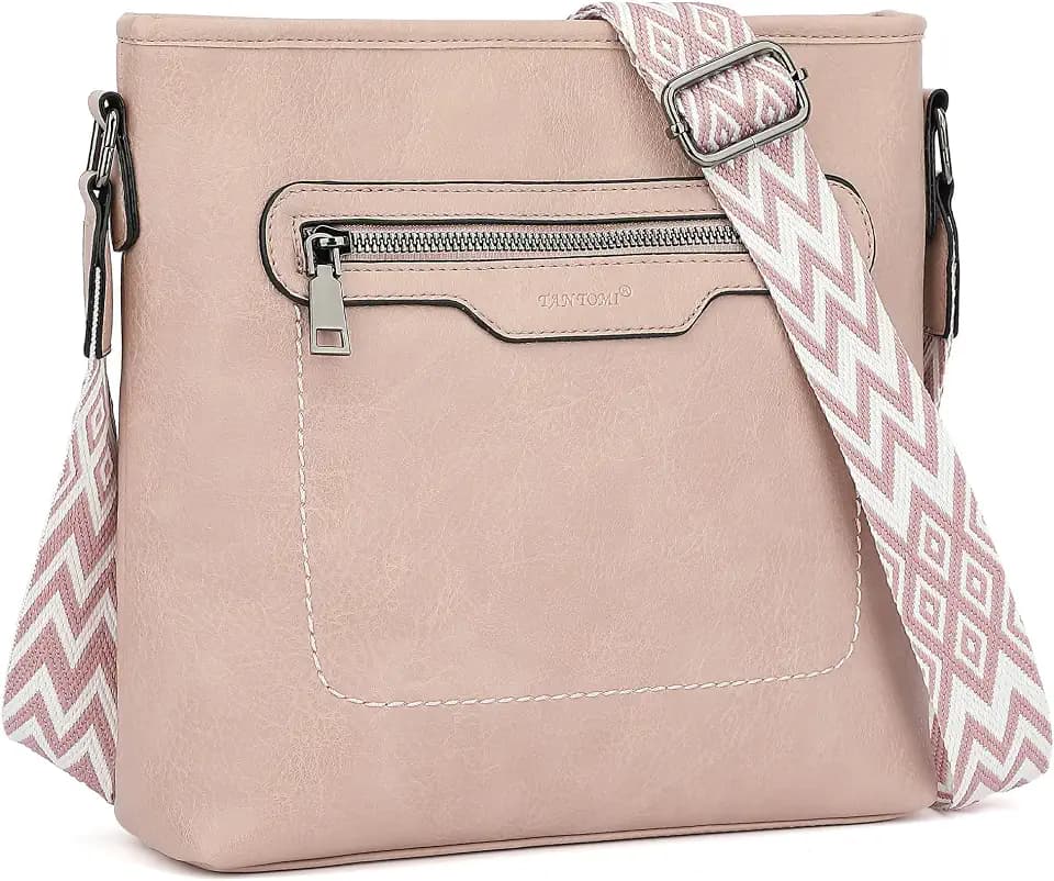 TANTOMI Crossbody Bags for Women PU Leather Crossbody Purses