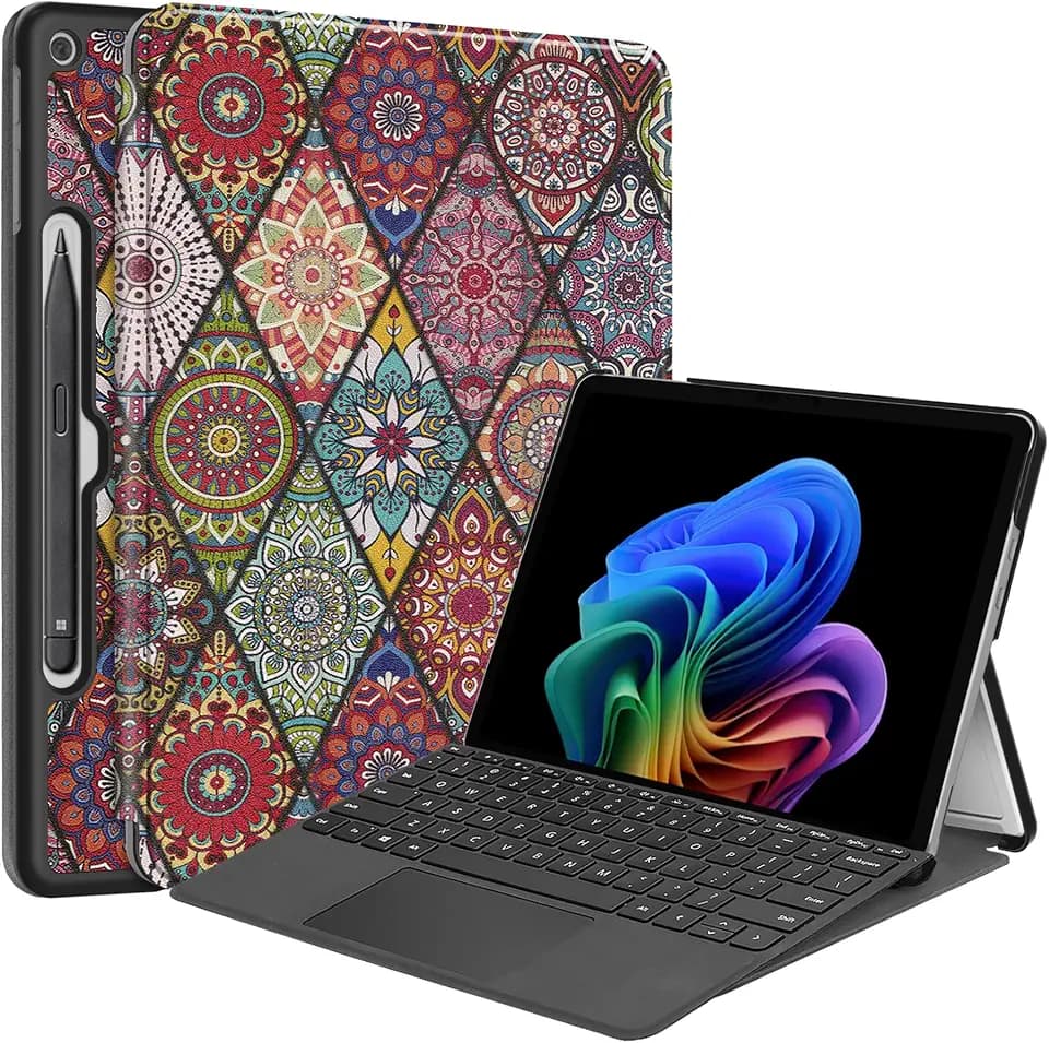 Gylint Case for Microsoft Surface Pro 12-inch 1st Edition 2025, Mandala