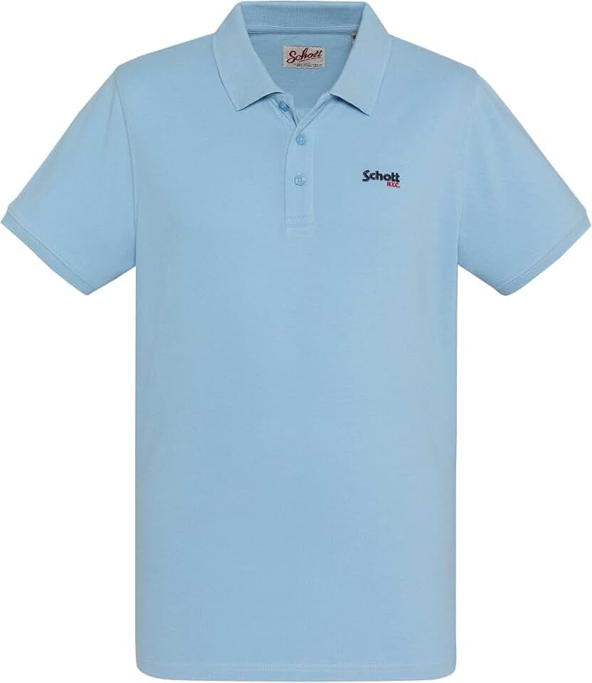 Schott NYC Herren Pscasual Poloshirt