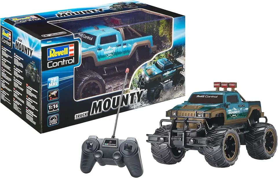 Revell Control 24472 Mounty Truck Spielzeug, blau
